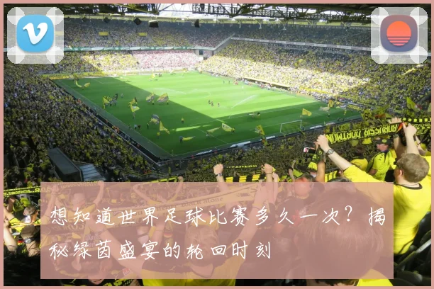 想知道世界足球比赛多久一次?揭秘绿茵盛宴的轮回时刻